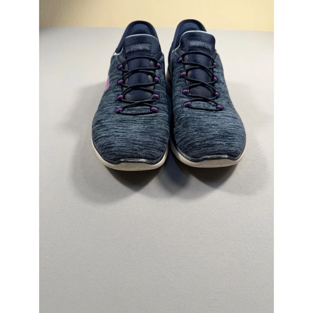 Skechers Slip-ins Ultra Flex 3.0 Smooth Step Navy Pink Sneakers 149937 Womens 8